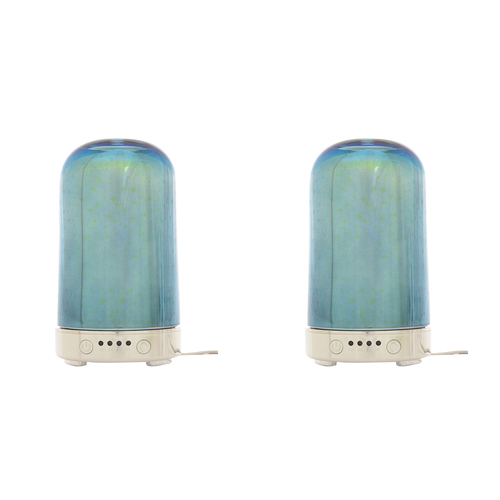 2PK Gibson Gifts Aroma Dome Humidifier Aromatherapy 16cm - Stars