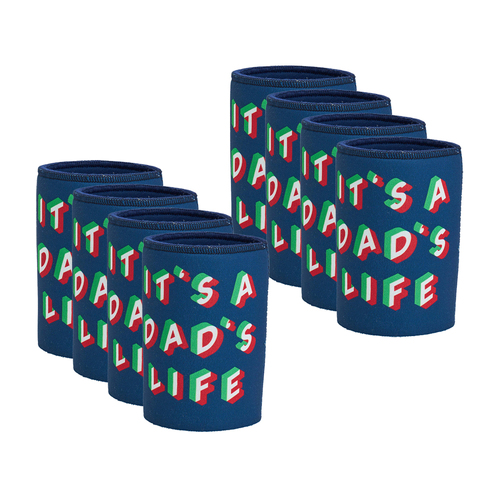 8PK Annabel Trends Drink Can Cooler Stubby 7x10.5cm - Dads Life