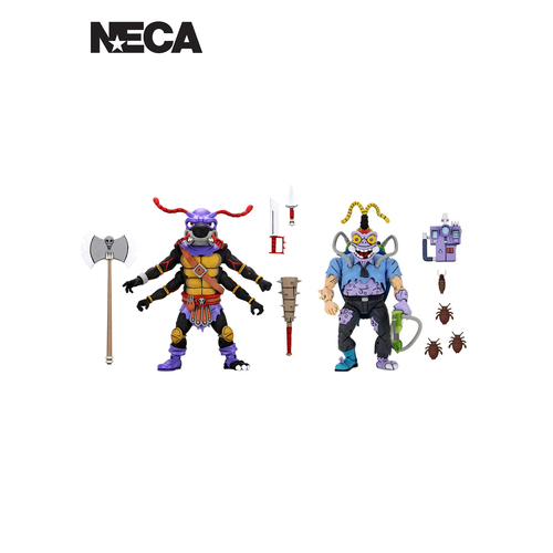 2pc Neca TMNT Antrax & Scumbug 7'' Scale Action Figures Toy 14+