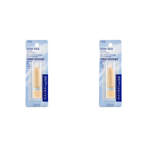 2PK Maybelline 4.5g Cover Stick Concealer - Ivory 115 Shade
