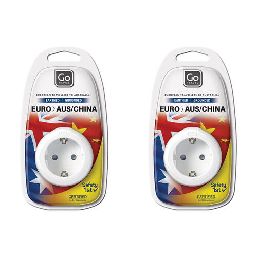 2PK Go Travel EU/AUS Adapter