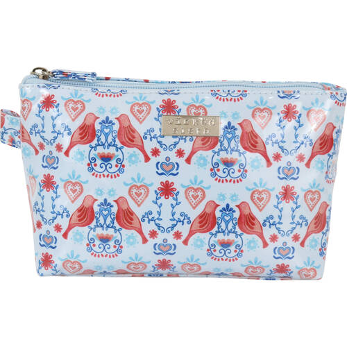 Wicked Sista Love Birds Medium Luxe 24x8cm Womens Cosmetic Bag