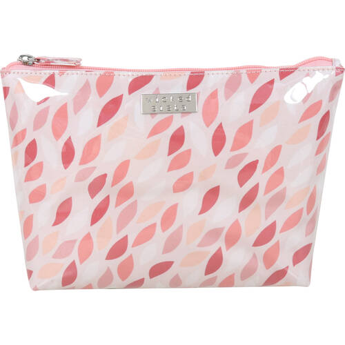 Wicked Sista Coral Leaves Medium Soft A-Line Cosmetic Bag 27x17.5cm