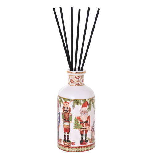 Gibson Gifts Nutcracker Christmas Cinnamon Scented Home Diffuser w/ Reeds