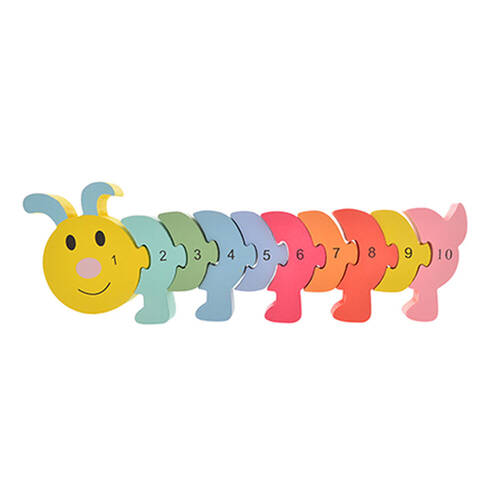 Gibson Gifts Let's Learn Caterpillar Puzzle Kids Educational Toy
