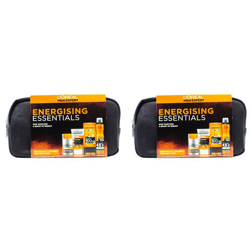 8pc Loreal Men Expert Energising Mens Skin Care Essentials Set