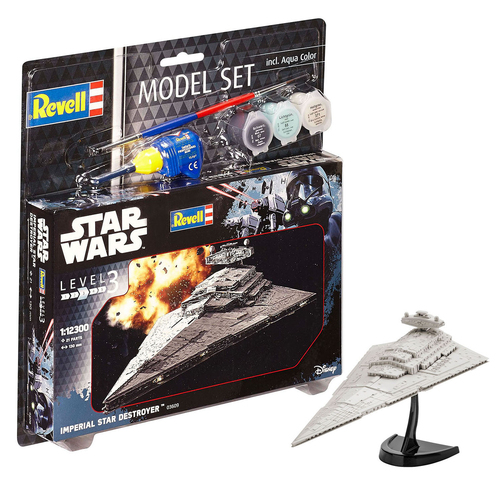 Revell Model Set Star Wars 1:12300 Imperial Star Destroyer Level 3 Kit 10y+