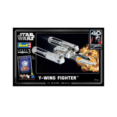 Revell 1:72 Y-Wing Fighter Gift Set Scale Model Kids Toy 10y+