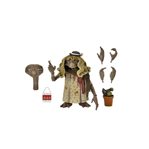 Neca E.T Ultimate Dress-Up 40th Anniversary 7'' Scale Action Figure Toy 14+