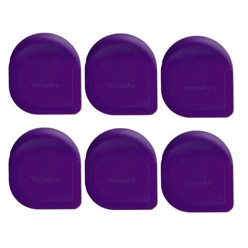 6PK Progressive Prepworks Nylon Pan Scraper - Assorted