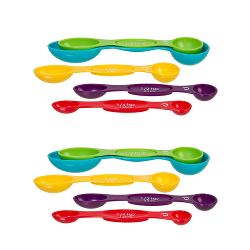 2x 5pc Progressive Prepworks Snap Fit Measuring Spoons Set