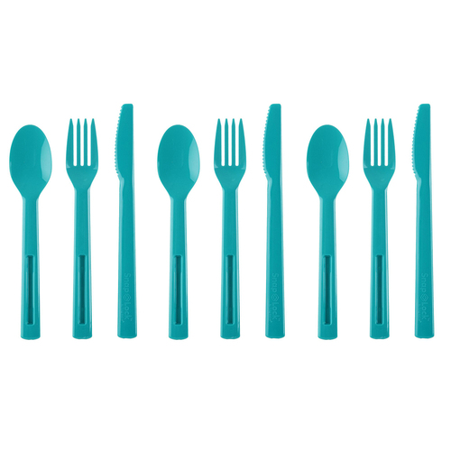 3x 24pc Progressive Utensil Set To Go Spoon/Fork/Knife - Assorted