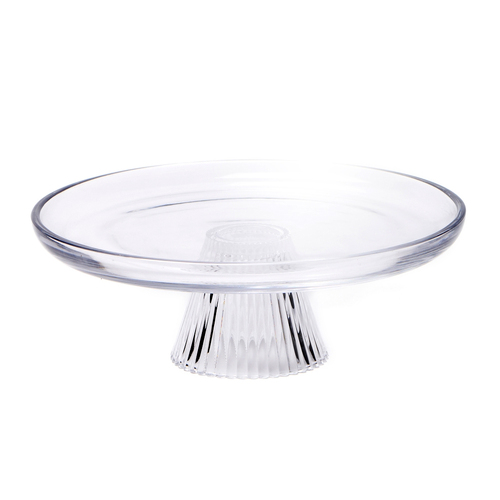 Salt & Pepper Ogin 28x10cm Footed Cake Plate Stand Clear
