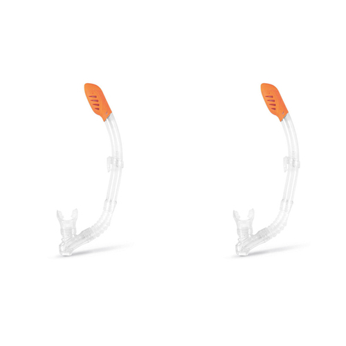 2PK Intex Easy-Flow Swimming Kids Snorkels 8+ Assorted