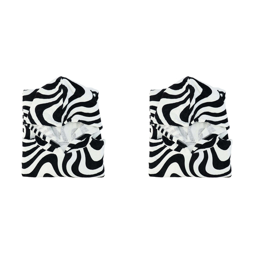 2PK Annabel Trends Beach Poncho 100x82cm Cover Up - Hypnotic Swirl