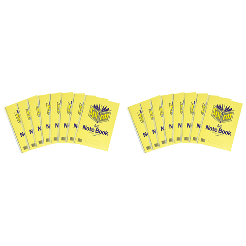 2PK 8pc Spirax 595 Notebook A4 120-Pages Paper Writing Stationery