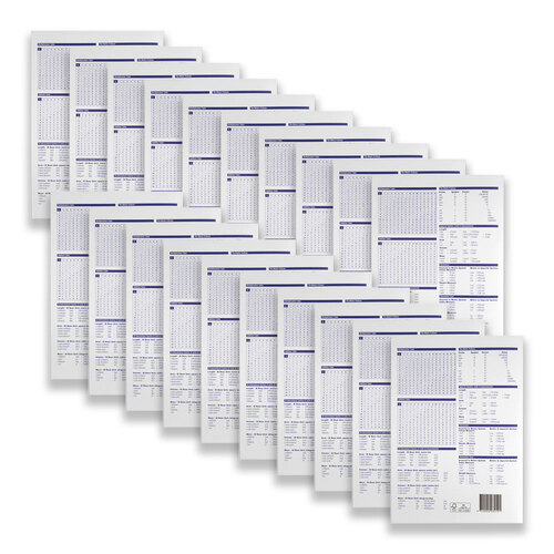 20pc Spirax P118A Exercise Book A5 12mm Ruled 48-Pages Red