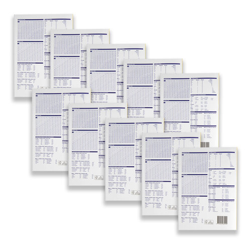 10pc Spirax P119 Exercise Book A4 Stationery 12mm Ruled 96-Pages - Green