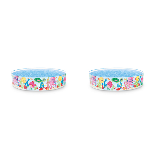 2PK Intex Snapset Ocean Play Kids/Children Pool Round 6x15''