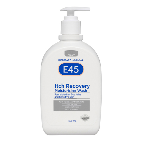E45 Itch Recovery Moisturising Wash 500ml