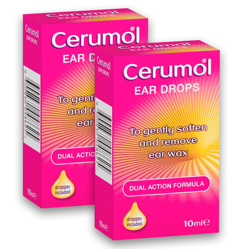 2PK Cerumol Ear Drops Dual Action Formula 10ml