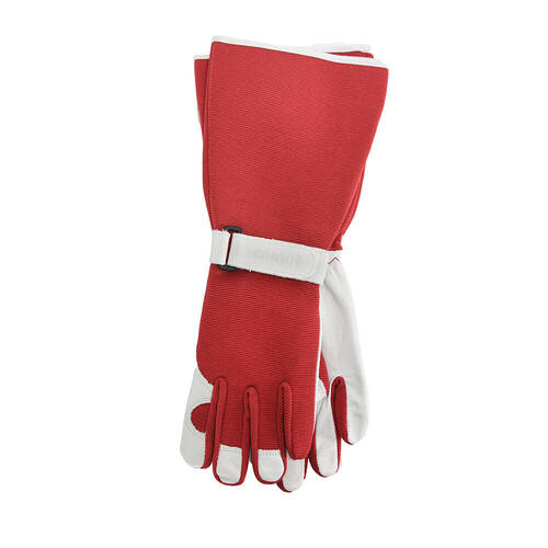 2pc Annabel Trends Sprout Long Sleeve Garden Hand Gloves - Red