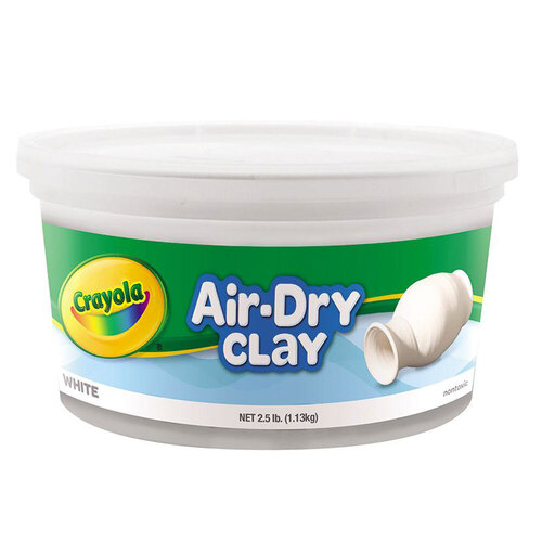 Crayola 1.13kg Air Dry Clay Tub - White