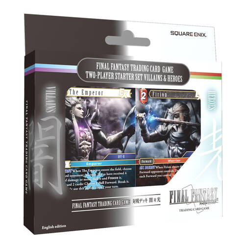 Final Fantasy TCG Two Player Starter Set Heroes & Villains Card Game 13y+