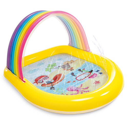 Intex 147cm Rainbow Arch Spray Kids Pool