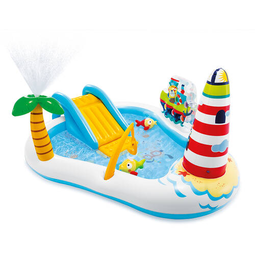 Intex 218cm Inflatable Fishing Fun Play Center Pool