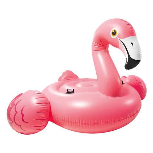 Intex 203cm Pink Mega Inflatable Flamingo Island