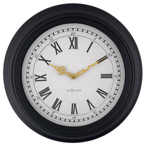 NeXtime Chopin Vintage Wall Clock Grey Dial 40.2x40.2x4.8cm Plastic Case