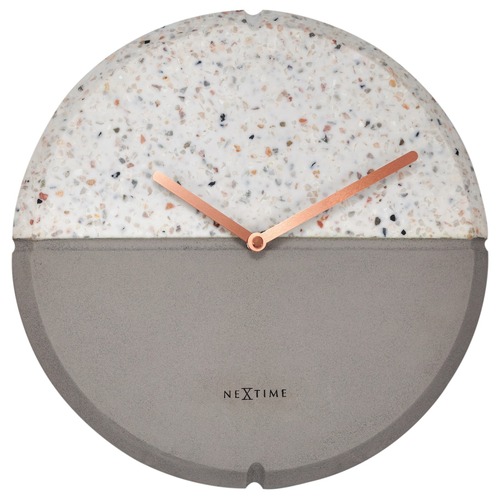NeXtime Conrazzo 32cm Analogue Wall Clock Round - Grey