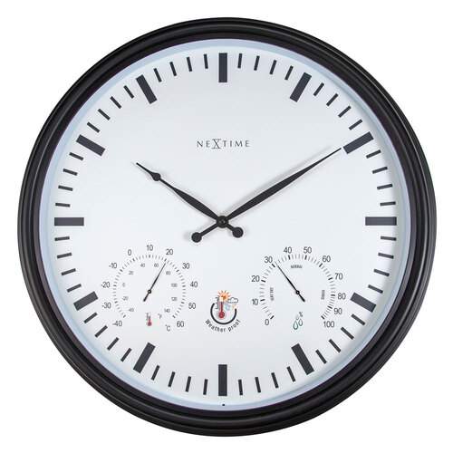 NeXtime 50.8cm Sunflower Outdoor Wall Clock 