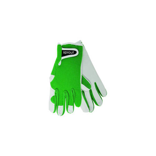 2pc Annabel Trends Sprout Goatskin Garden Gloves - Fern Green
