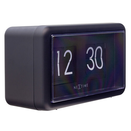 NeXtime Small Flip Clock Black