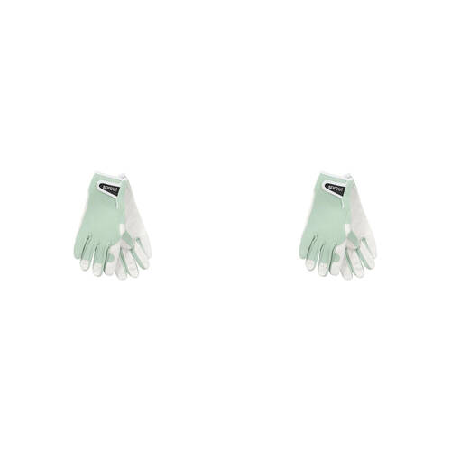 4pc Annabel Trends Sprout Goatskin Garden Gloves - Sage Green