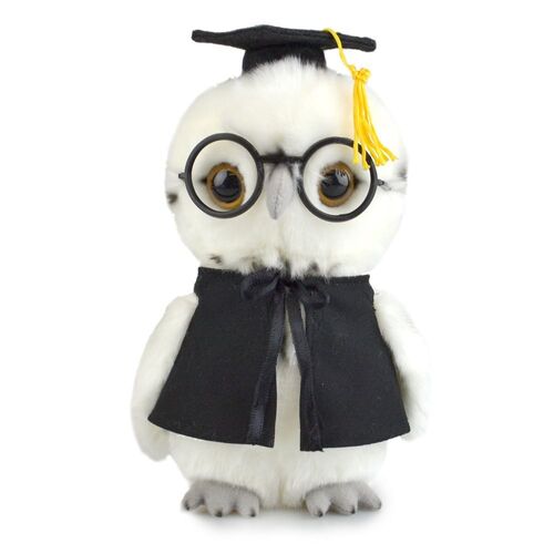 Grad Owl (Lil Friends) Kids 18cm Soft Toy 3y+