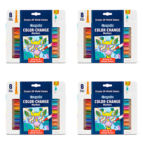 32pc Crayola Kids/Childrens Creative Color Change Markers 96m+