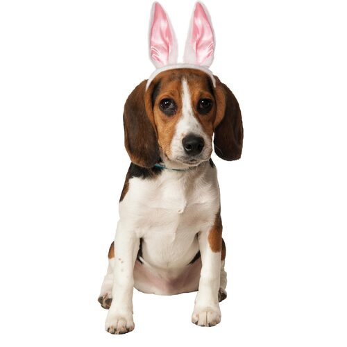 Rubies Bunny Ears Pet Accessory Dog/Cat - Size S-M