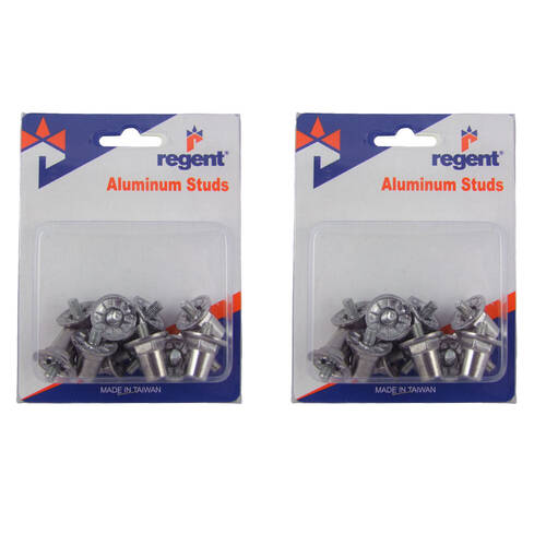 2x 12pc Regent Aluminum Sporting Shoes Spare Replacement Studs Accessories 18mm