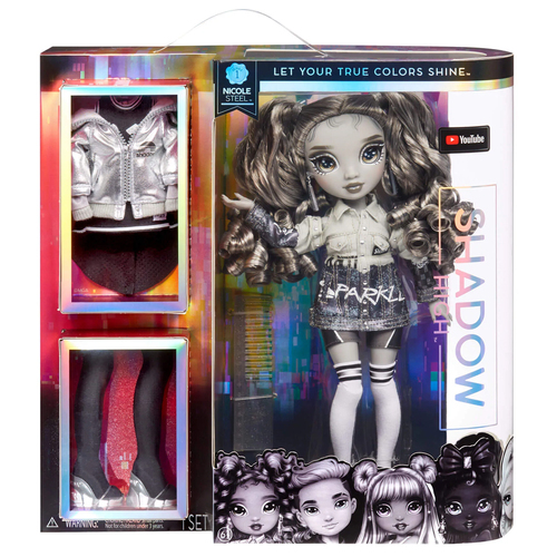 Rainbow High Shadow High Fashion Dolls  - Nicole Steel 6+