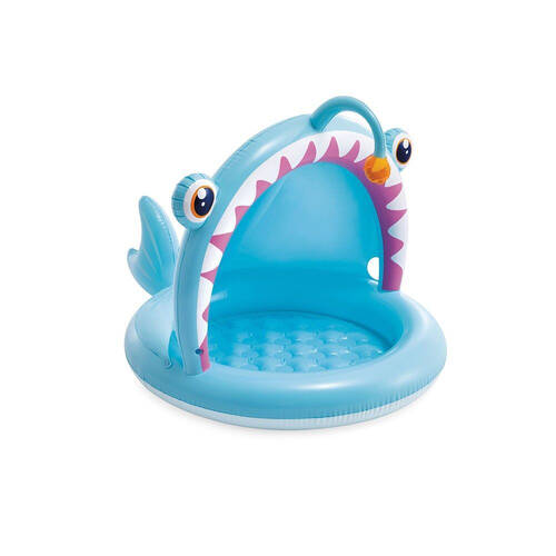 Intex Angler Fish Inflatable Baby/Kids Swimming Splash Pool 1-3y+