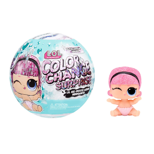 L.O.L. Surprise Glitter Color Change Lil Sisters Assorted 3y+