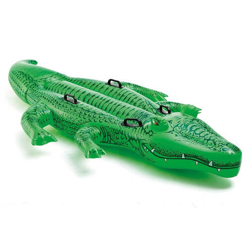 Intex 203cm Crocodile Inflatable Ride-On Toy