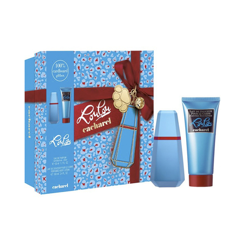 2pc Cacharel Lou Lou Women's Body Lotion/50ml EDP Eau De Parfum Gift Set