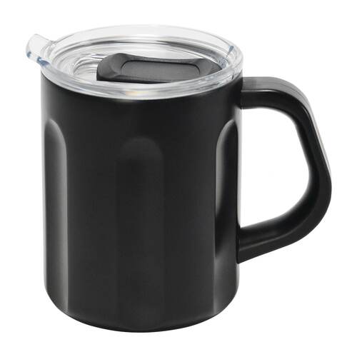 Annabel Trends The Big Mug 470ml Stainless Steel Double Walled Cup - Black