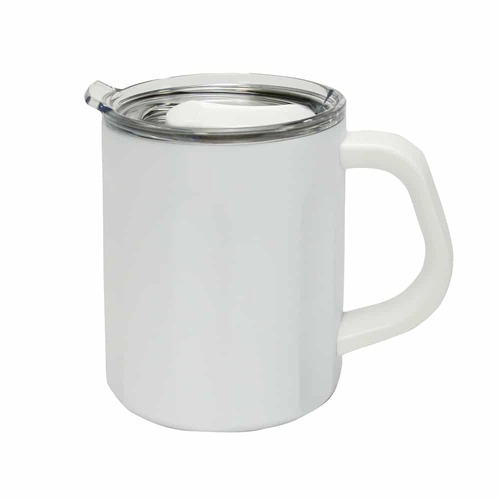 Annabel Trends The Big Mug 470ml Double Walled Stainless Steel White