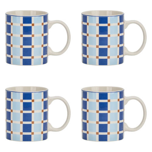 4PK Annabel Trends New Bone China Coffee Mug 350ml - Dad's Coffee/Tea