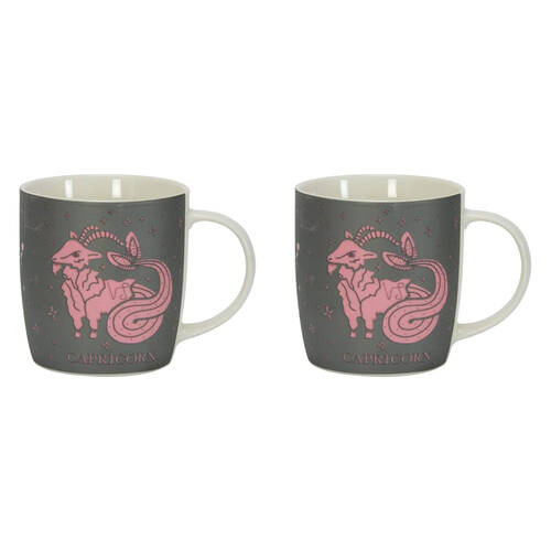 2PK Annabel Trends Coffee/Tea Mug/Cup Zodiac Sign Capricorn 350ml